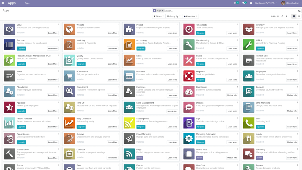 apps odoo